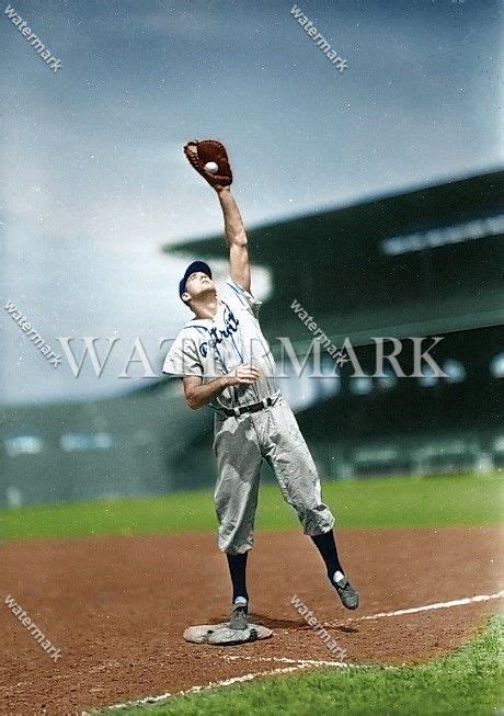 Cn475 Hank Greenberg Straight Tigers Colorized Photo Colorized Photos