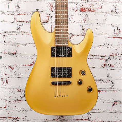 Schecter C 1 Special Satin Gold Electric Guitar X0160 Used Reverb