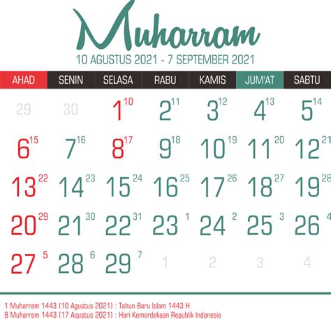 Template Kalender Hijriyah 1443 05 Toko Fadhil Template