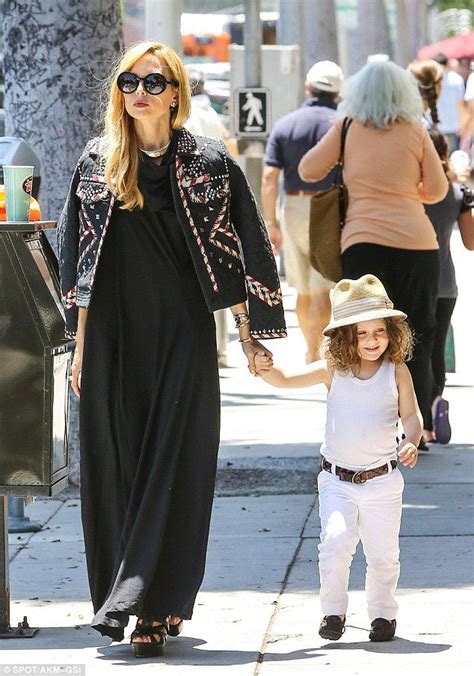 style queen rachel zoe was true to form as she stepped out in with her three year old son
