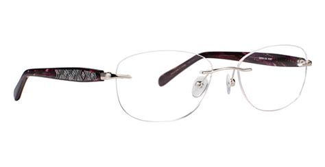 Tr 247 Intaglio Eyeglasses Frames By Totally Rimless