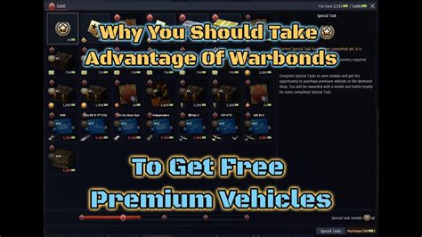 warbond shop warbonds special tasks explained war thunder youtube