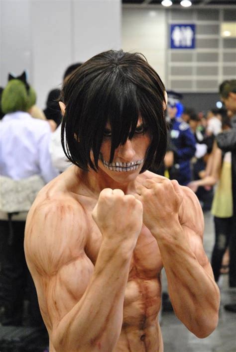 Eren then vowed to free his home from their true enemy: anima-animasi: Titan Eren Jaeger Cosplay by Rhys