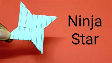Diy Paper Ninja Star Notebook Paper Ninja Star Origami Ninja Star