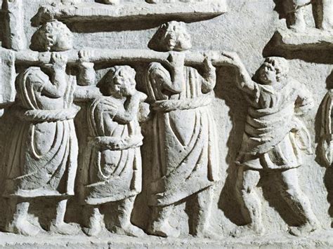 Roman Civilization Relief Depicting Funeral Cortege Giclee Print