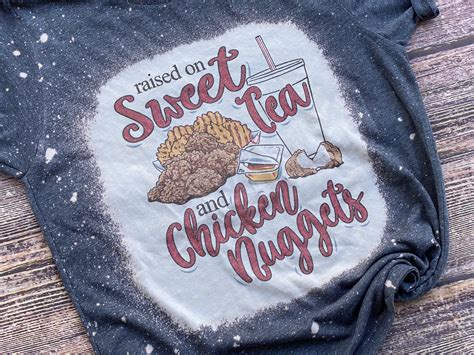 Raised On Sweet Tea And Chicken Nuggets Southern Sun Designs