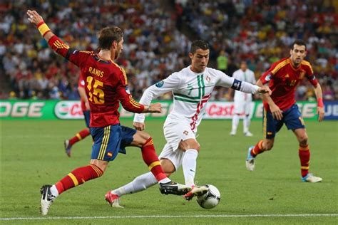 Their defensive rearguard was broken down in the 55th minute. Portugal V Spain: Ronaldo begins quest to conquer world