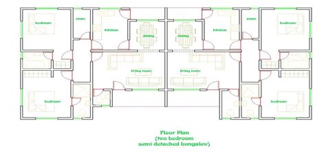 Bedroom Semi Detached House Plans Yahoo Image Search Results