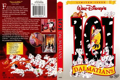 101 Dalmatians Movie Dvd Scanned Covers 219101 Dalmations Dvd Covers