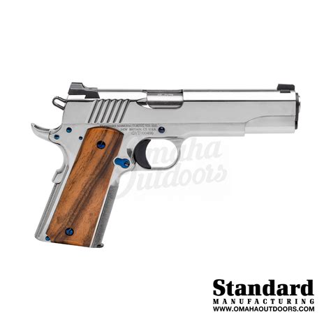 Standard 1911 Nickel Plated 7 Rd 45 Acp 5 Pistol Omaha Outdoors