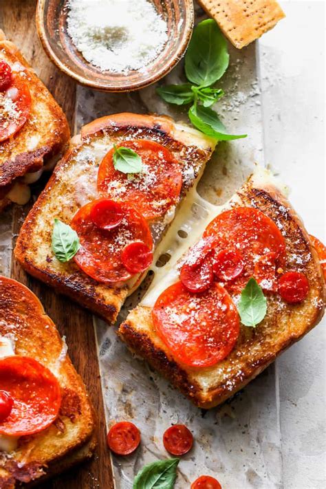 Pizza Grilled Cheese Grandbaby Cakes