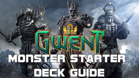 Gwent Monster Starter Deck Guide Wild Hunt Frost The Witcher Card
