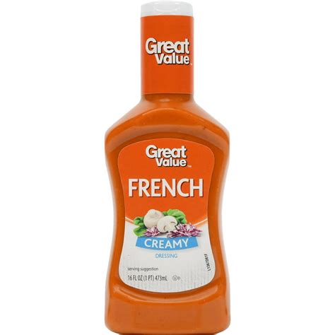 Great Value Creamy French Dressing 16 Oz
