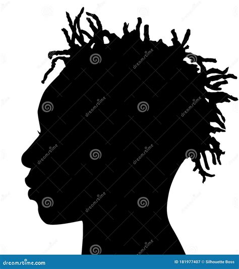 Black Men African American African Profile Picture Silhouette Man