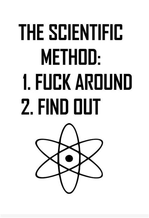Fuck Around And Find Out Scientific Method Svg Png Download Etsy Canada