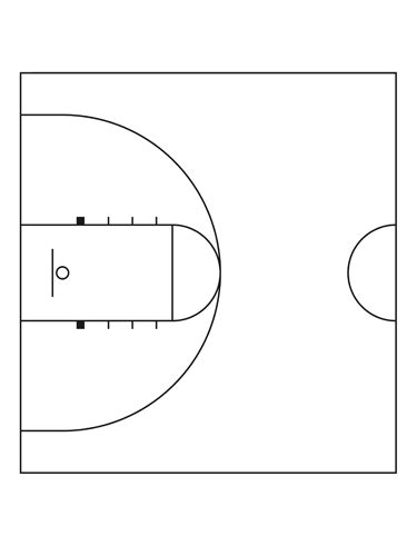 Download Basketball Court Lines Png Png And  Base