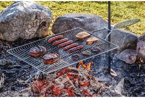 8 Of The Best Swivel Grills For Fire Pits Campfire Cooking Camping Zest