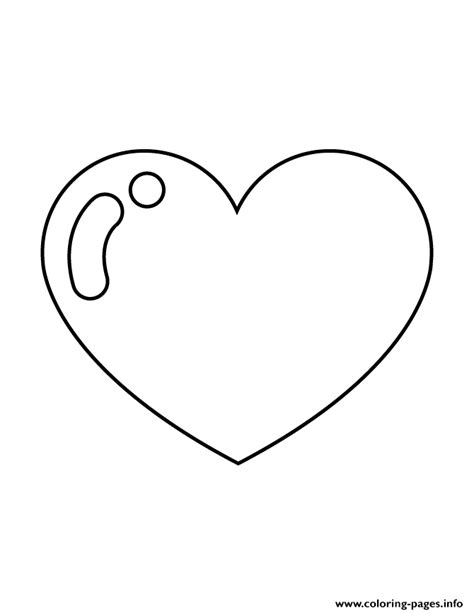 Heart Stencil 896 Coloring Page Printable
