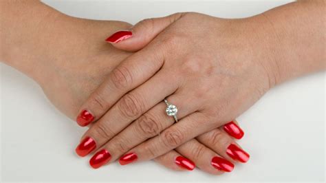 Traditionally, the engagement and wedding rings are worn on the fourth finger of the left hand. What Hand Does An Engagement Ring Go On - Estate Diamond ...