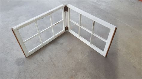 Vintage Authentic Reclaimed Antique Window Pane 6 Pane 20x32 Window Frame Rustic Wall Divider