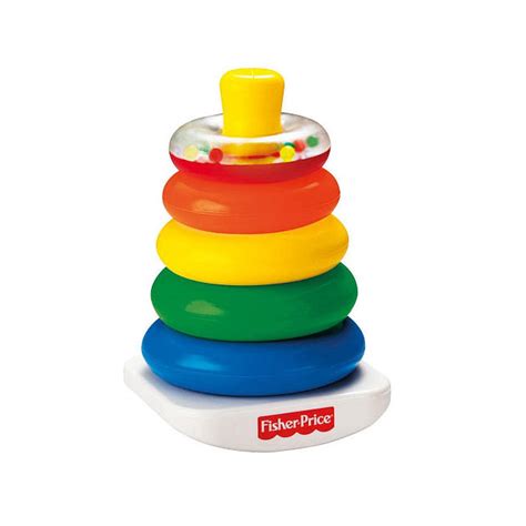 Fisher Price Brilliant Basics Rock A Stack Stacking Toy For Baby