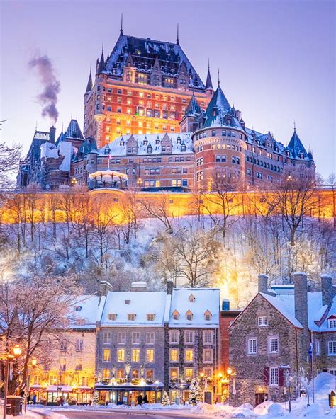 Canada City In Winter