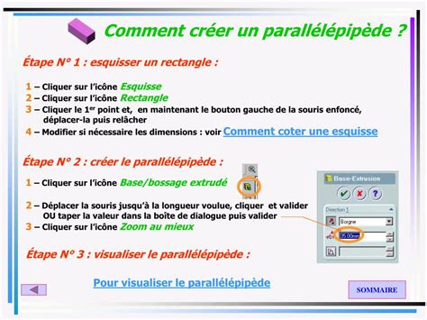 PPT SolidWorks CREATION De VOLUMES PowerPoint Presentation Free