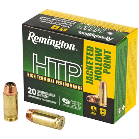 Remington Htp Pistol Ammo 40sandw 180 Grain Jhp 20rds