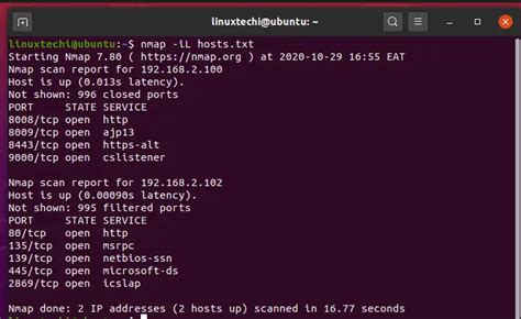 20 Awesome Nmap Command Examples In Linux