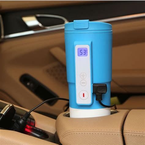 Stainless Steel 12v Electric Kettle 410ml In Car Travel Trip Coffee Tea