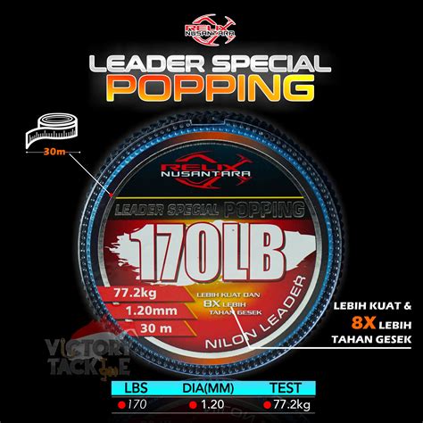 Extra Bonus Senar Pancing Leader Relix Nusantara Leader Special