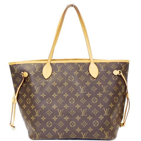 Authentic Louis Vuitton Neverfull Mm Monogram Canvas Tote Bag Natural Resource Department