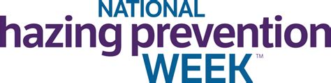 National Hazing Prevention Week Hazing Prevention Network