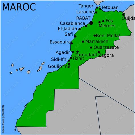 Carte Du Maroc Avec Villes My Xxx Hot Girl