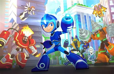 Light trying to save silicon city from the villainous forces of the robot masters, set in the world of the mega man: 'Mega Man: Fully Charged' Blasting onto Cartoon Network ...
