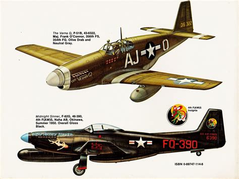 Squadron Signal N° 45 P 51 Mustang Aviation P51 Mustang Wwii Plane