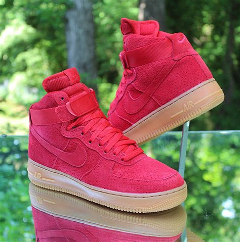 Nike Air Force 1 Hi Suede University Red Womens Size 85 Flickr
