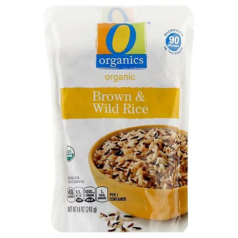O Organics Long Grain Wild And Brown Rice 90 88 Oz Tom Thumb