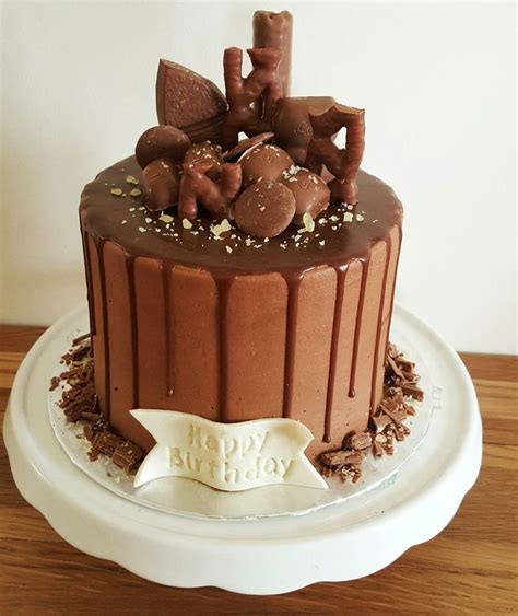 See more ideas about sweet 16 cakes, 16 birthday cake, cupcake cakes. Chocolate drip cake (With images) | Easy kids birthday ...
