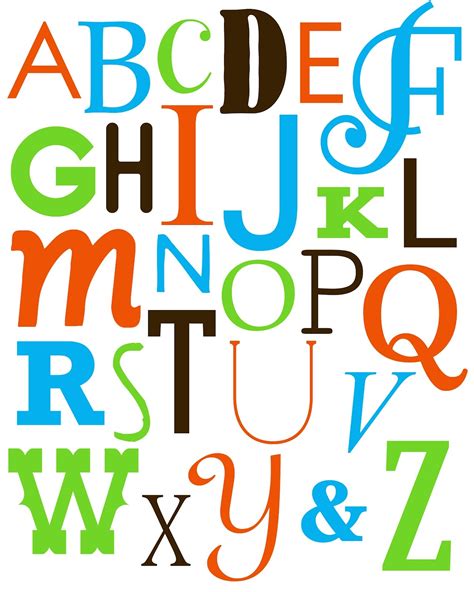 Alphabet Printable For Preschool Activity Shelter