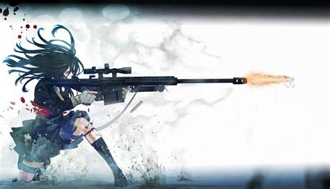 kumpulan anime sniper girl wallpaper hd wallpaper motor