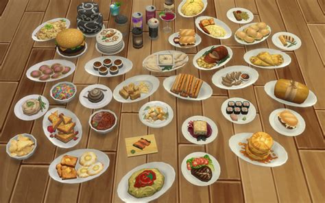Wip A I Upscaled Food Sims 4 Mod Download Free