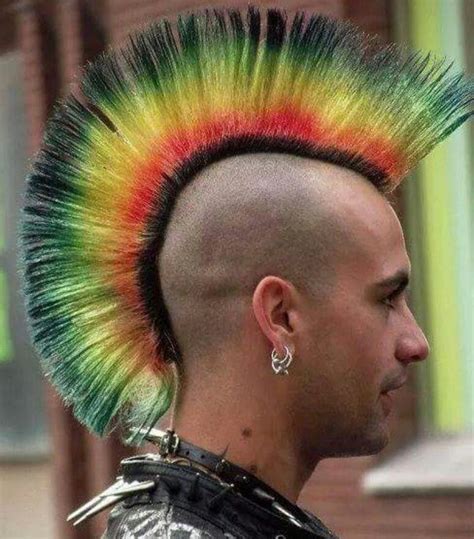 Some of these fashions have become popular again, like the punk mohawk. MOHICAN | Gars punks, Garçon punk, Punk rock
