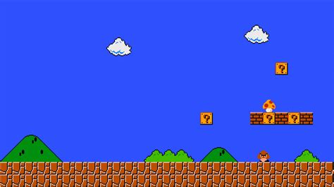 Super Mario Pixel Backgrounds Wallpaper Cave