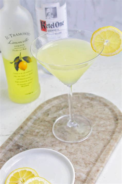Limoncello Lemon Drop Martini 4 Ingredients Homebody Eats