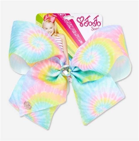 jojo siwa large tie dye hair bow [justice exclusive] jojo siwa bows jojo bows jojo siwa