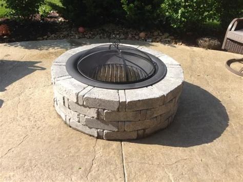 Reviews For Pavestone Rumblestone 46 In X 14 In Round Concrete Fire