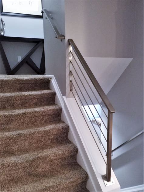 Stainless Steel Handrail And Spindles Railings Design Ideas