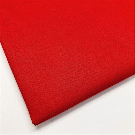 Red 100 Cotton Fabric 150cm Wide