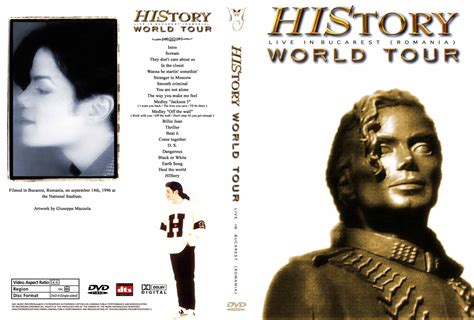 Download Cover Dvd History World Tour I Bucarest Michael Jacksons